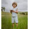 Henley Tank Set, Blue Stripes - Mixed Apparel Set - 3