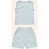 Henley Tank Set, Blue Stripes - Mixed Apparel Set - 4