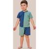 Colorblocked T-Shirt Set, Green - Mixed Apparel Set - 2