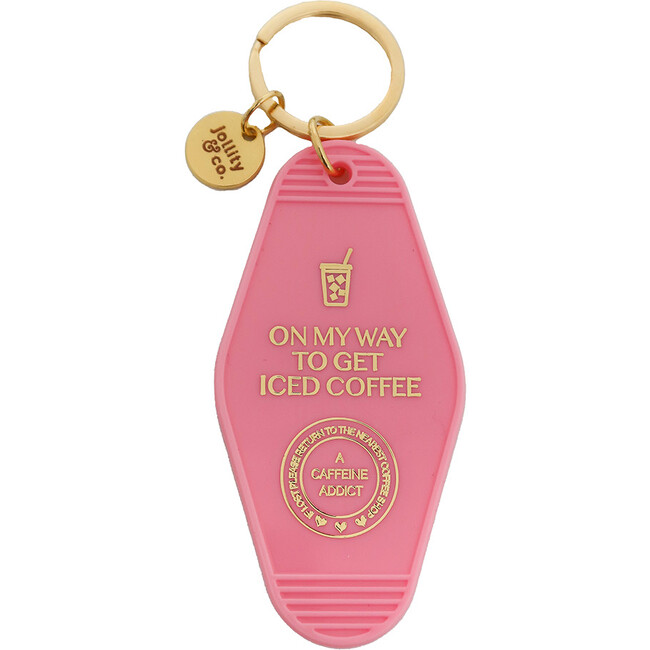 On My Way To Get Iced Coffee Keychain