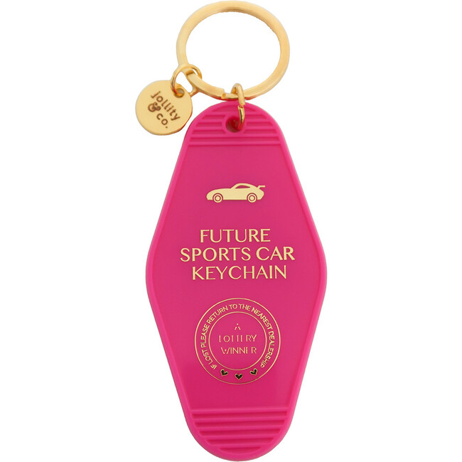 Future Sports Car Keychain