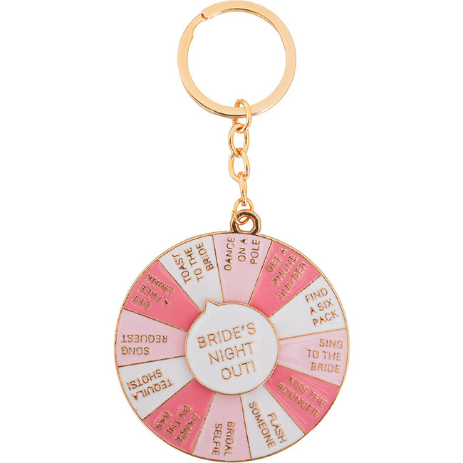 Camp Bachelorette Keychain Spinner Game