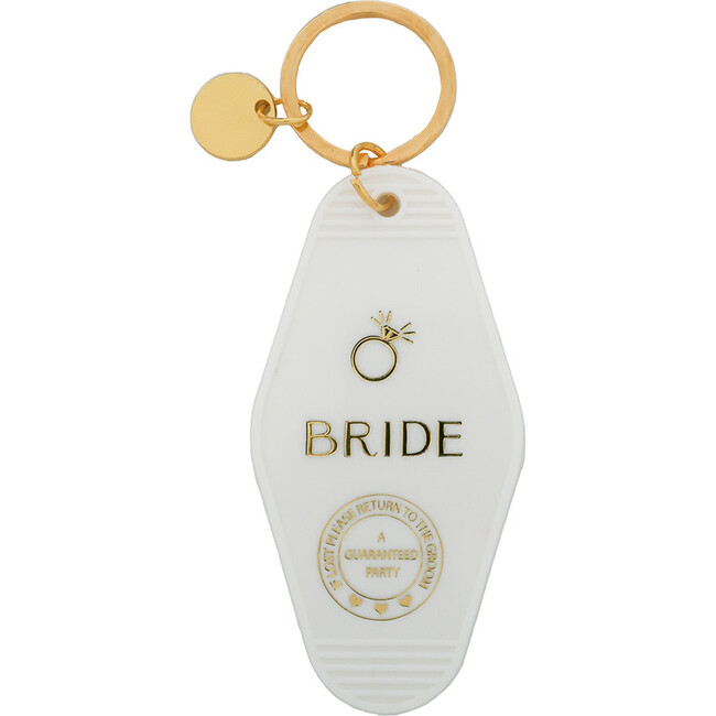 Camp Bachelorette Bride Keychain