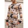 Work Hard, Play Hard 2 Piece Pajama Set - Pajamas - 2
