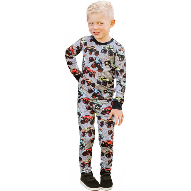 Monster Jams 2 Piece Pajama Set