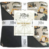 Work Hard, Play Hard Quilted Blanket - Blankets - 1 - thumbnail