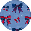 America the Bowtiful Ruffle Footie Snoozer - Footie Pajamas - 2