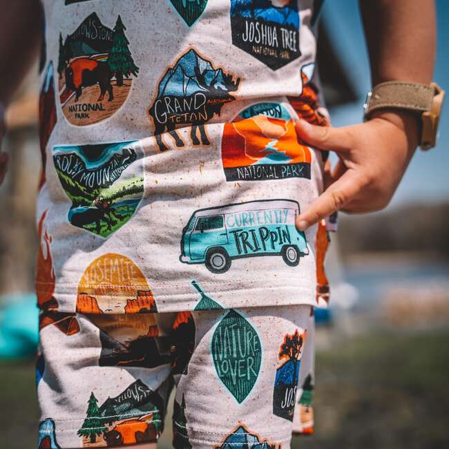 Tiny Traveler 2 Piece Shorts Set - Mixed Apparel Set - 4