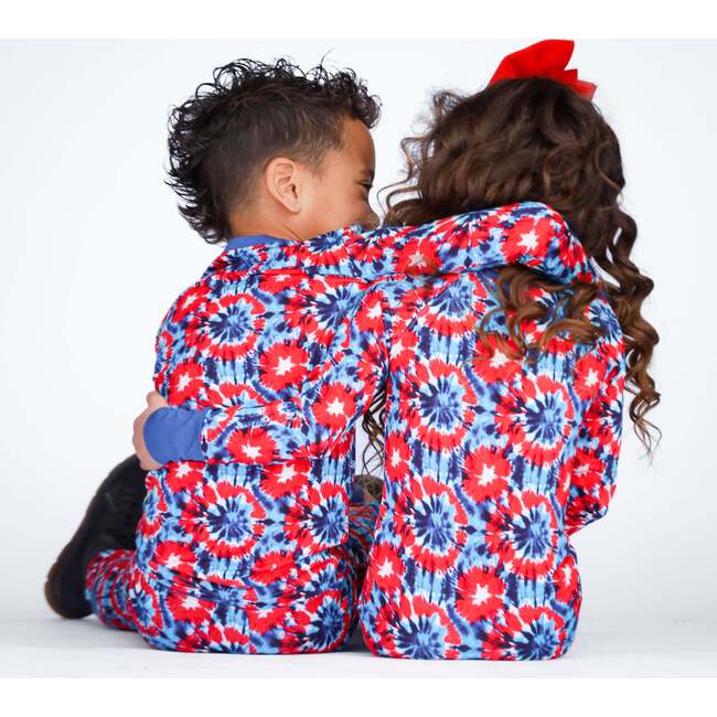Star Spangled Swirl 2 Piece Pajama Set - Pajamas - 4