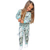 Seafoam Sparkle 2 Piece Pajama Set - Pajamas - 1 - thumbnail