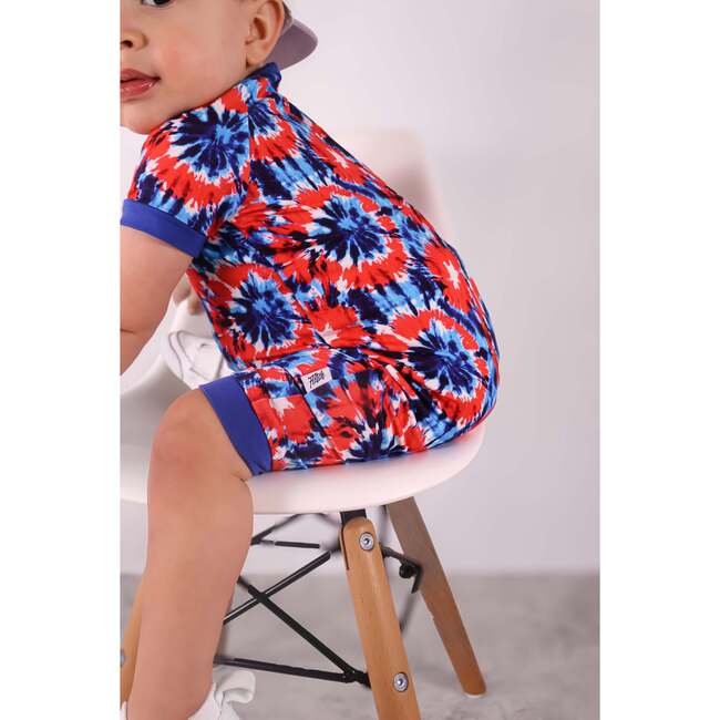 Star Spangled Swirl Shorties - Rompers - 4