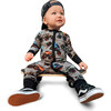 Monster Jams Snoozer - Footie Pajamas - 1 - thumbnail