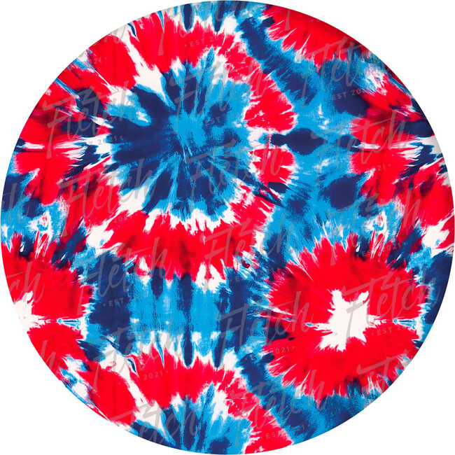 Star Spangled Swirl Snoozer - Footie Pajamas - 2
