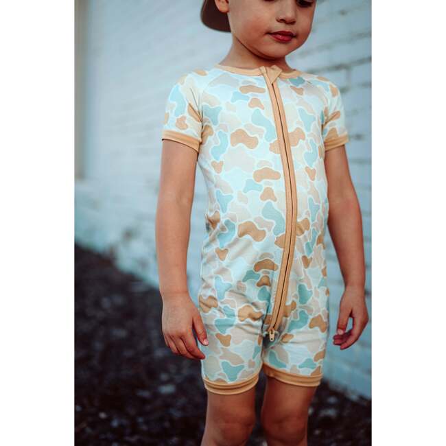 Neutral Desert Camo Shorties - Rompers - 2