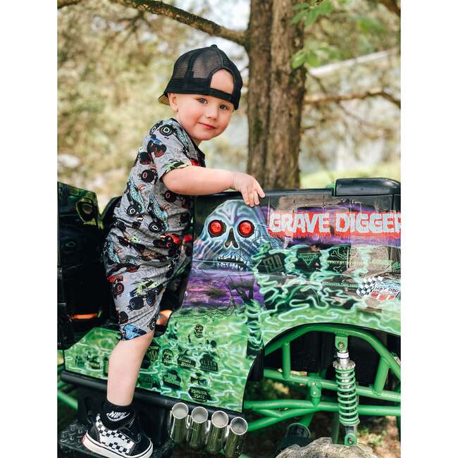 Monster Jams 2 Piece Shorts Set - Mixed Apparel Set - 2