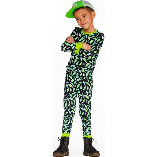 Electric Glow- Glow in the Dark- 2 Piece Pajama Set