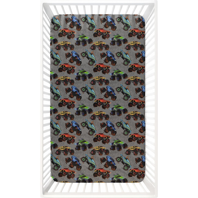 Monster Jams Crib Sheet - Crib Sheets - 1
