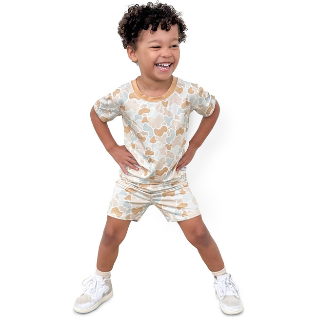 Neutral Desert Camo 2 Piece Shorts Set