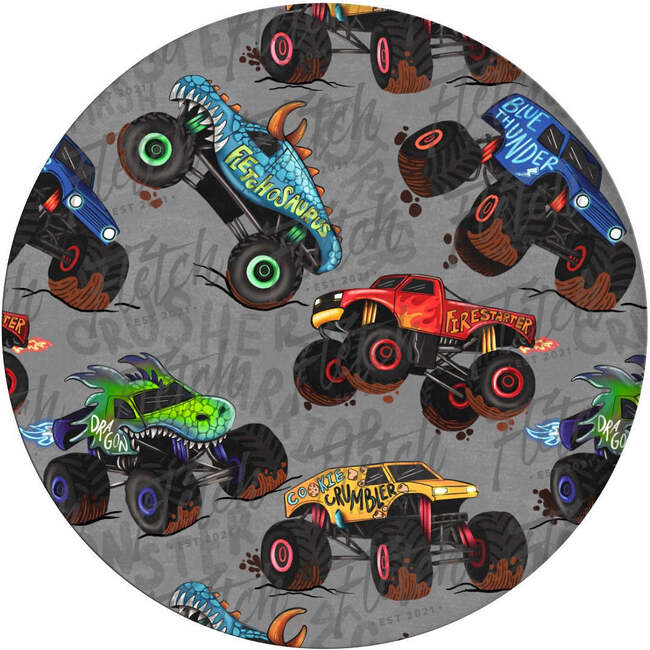 Monster Jams Crib Sheet - Crib Sheets - 2