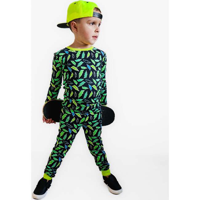 Electric Glow- Glow in the Dark- 2 Piece Pajama Set - Pajamas - 3
