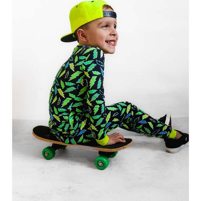 Electric Glow- Glow in the Dark- 2 Piece Pajama Set - Pajamas - 4
