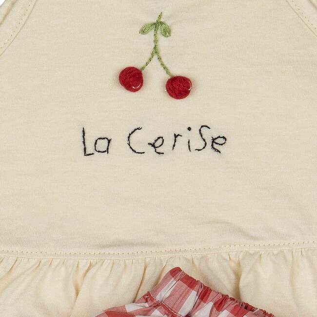 Ruffle Bloomer Set, La Cerise - Mixed Apparel Set - 2