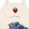 Ruffle Bloomer Set, La Fresa Denim - Mixed Apparel Set - 2
