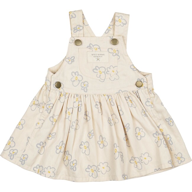 Overall Dress, Retro Bloom