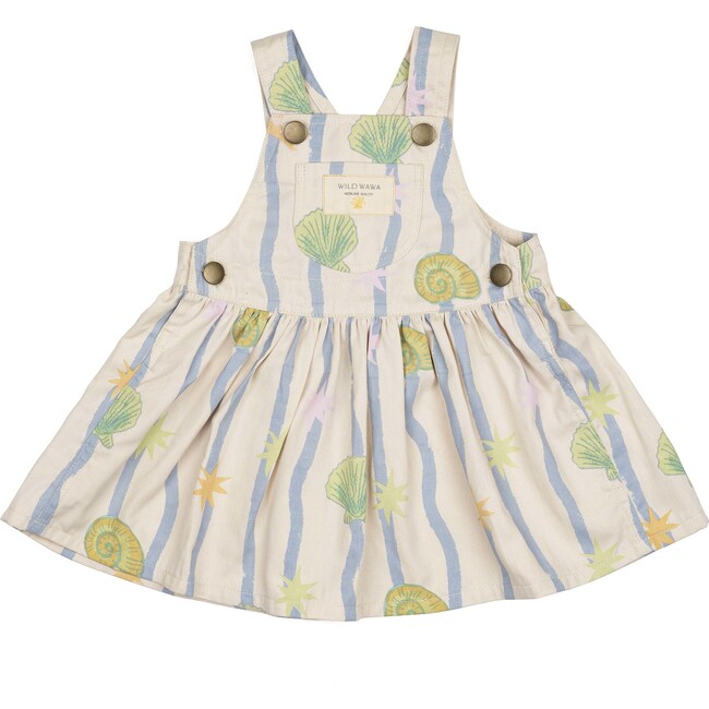Overall Dress, Seashell Swirl