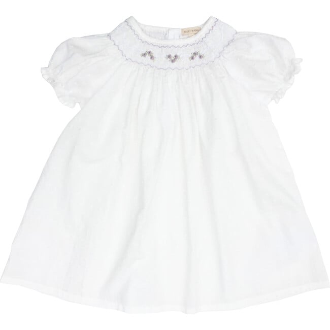 Iris Dress, Ivory Swiss Dot