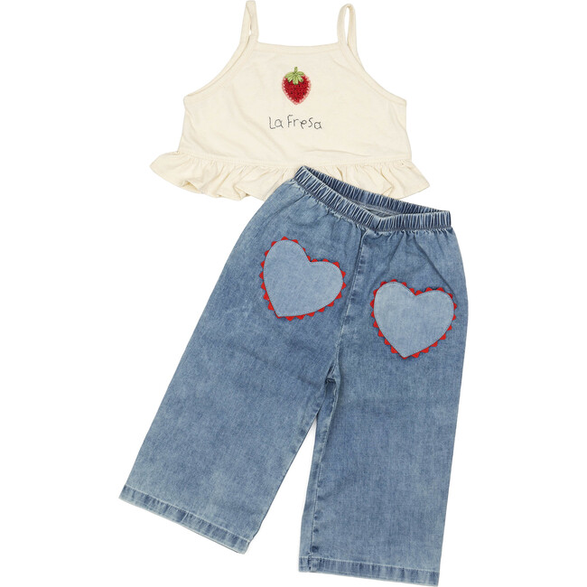 Heart Pant Set, La Fresa