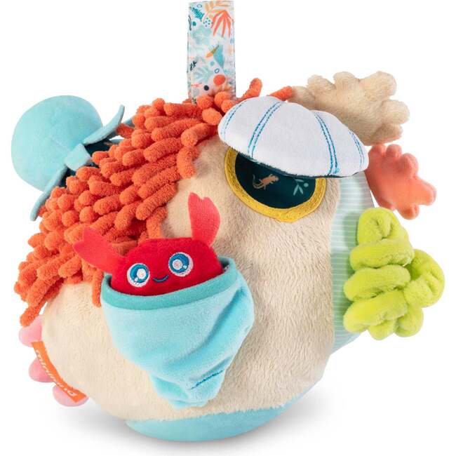 Sensorial Reef Plush Ocean Themed Baby Toy with Teething Elements
