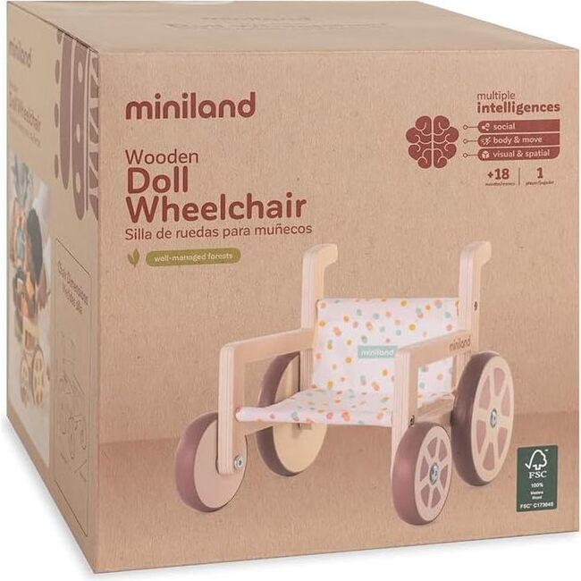 Wheelchair for Dolls up to 15" - Doll Accessories - 6