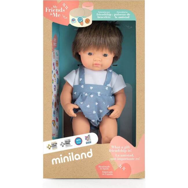 My Friends and Me Collection Baby Boy Doll with Brown Hair - 15" - Dolls - 4