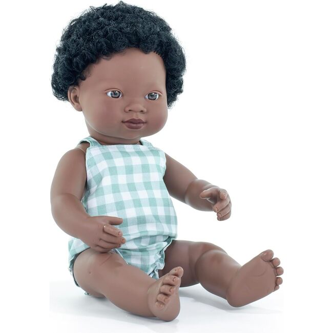 My Friends and Me Collection African Baby Boy Doll with Black Hair - 15"