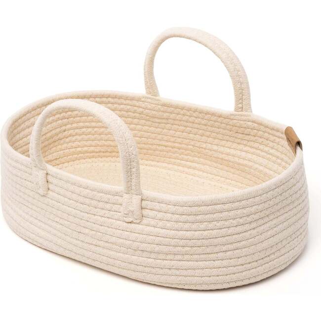 Cotton Doll Sized Moses Basket for Dolls up to 15"