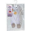 Gender Neutral Pajamas Outfit for 15 3/4" Baby Doll - Doll Accessories - 2