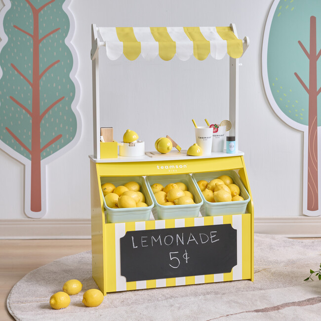 Teamson Home Lemonade Stand Playset with Interactive Accessories - Play Kitchens - 2