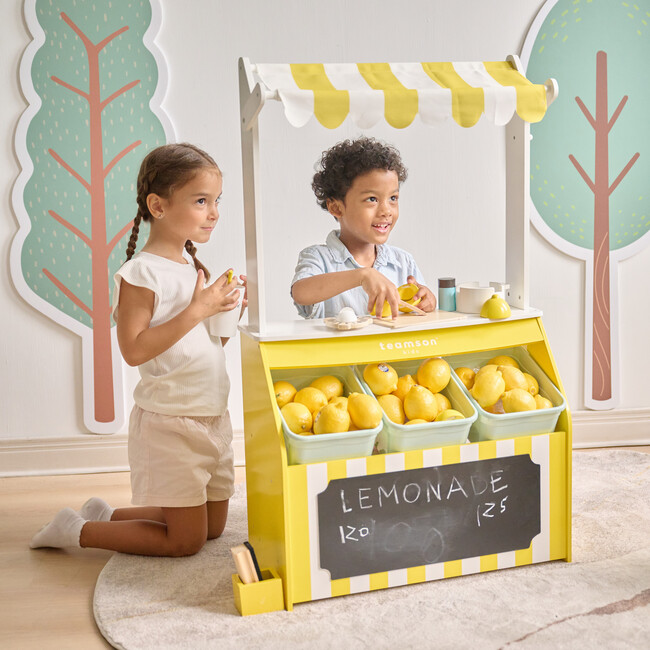 Teamson Home Lemonade Stand Playset with Interactive Accessories - Play Kitchens - 7