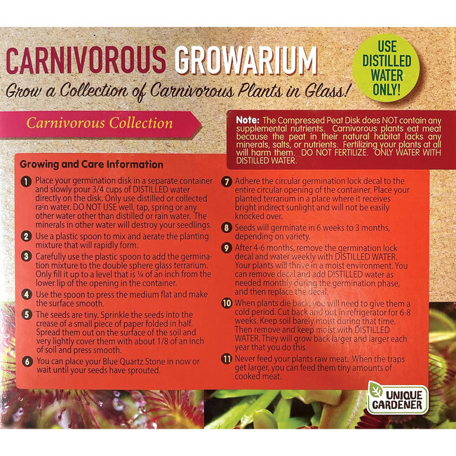 Unique Gardener: Carnivorous Growarium - Arts & Crafts - 3