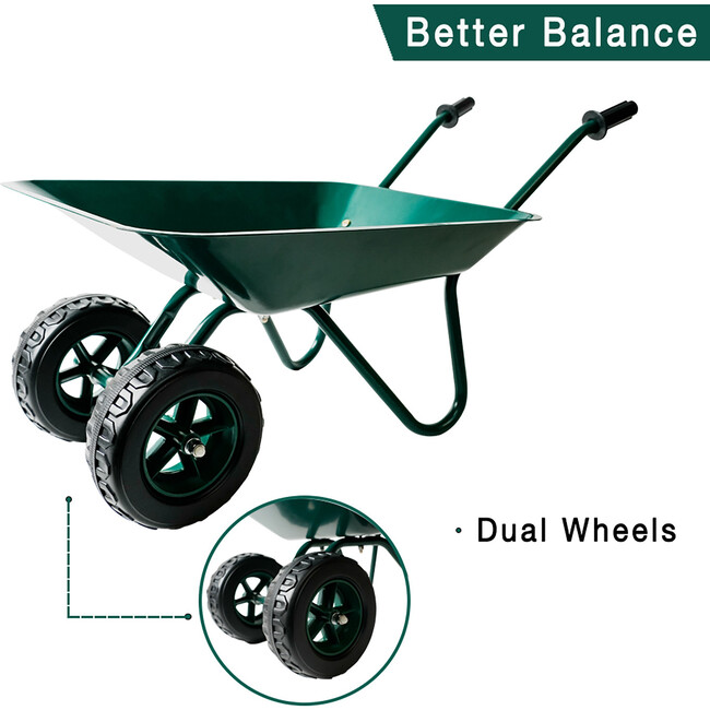 Trimate: Wheelbarrow - Hunter Green - Outdoor Games - 3