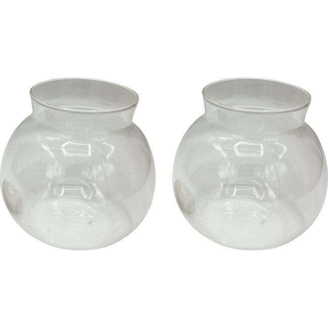 Glass Terrarium: 4" With Cork & 3 LEDs - 2 Pack - Arts & Crafts - 4