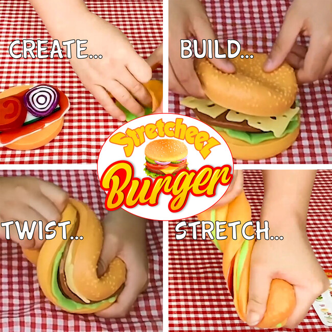 Stretcheez: Hamburger - 2 Pack - Play Food - 2