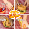 Stretcheez: Hamburger - 2 Pack - Play Food - 2