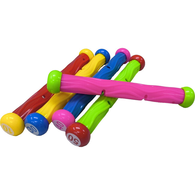 Rainbow Dive Sticks - Pool Toys - 3