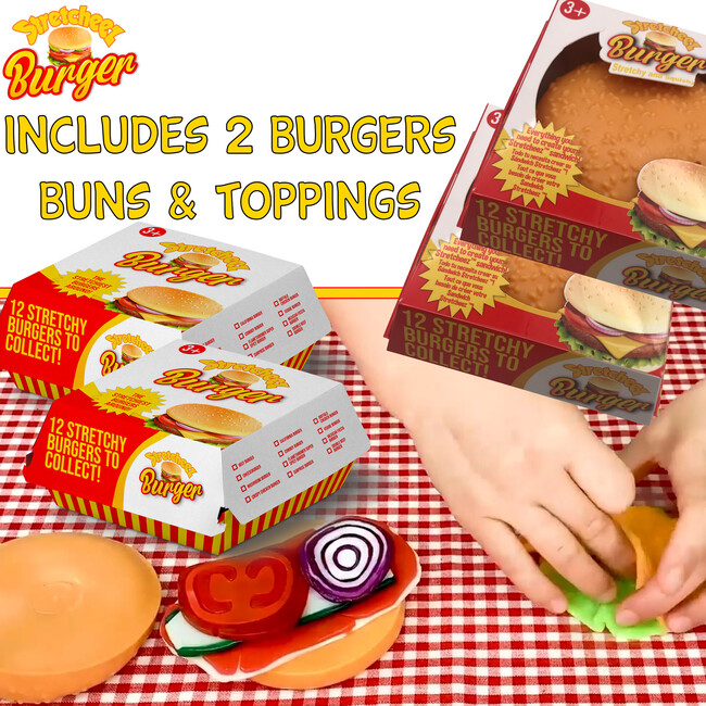 Stretcheez: Hamburger - 2 Pack - Play Food - 3