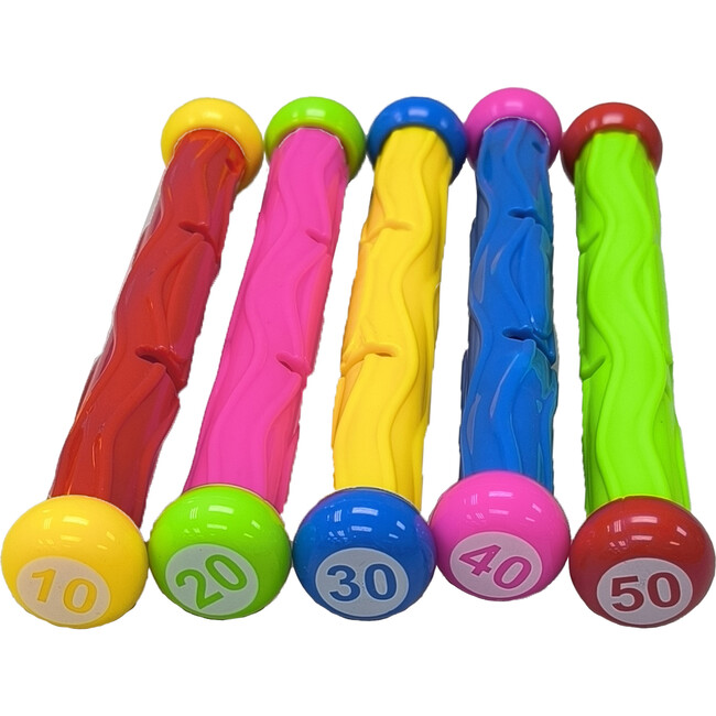 Rainbow Dive Sticks - Pool Toys - 4