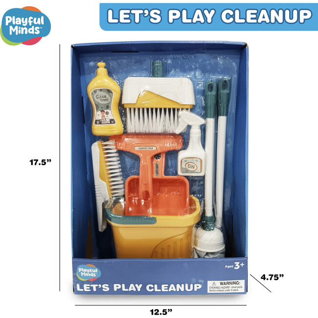 Playful Minds: Lets Play Cleanup - Role Play Toys - 5