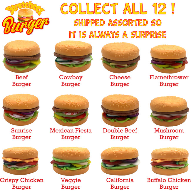 Stretcheez: Hamburger - 2 Pack - Play Food - 5