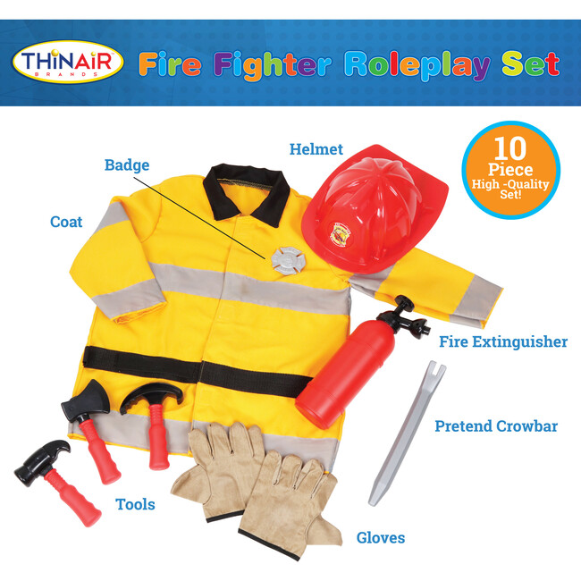 Playful Minds: Firefighter Roleplay Set - Role Play Toys - 2